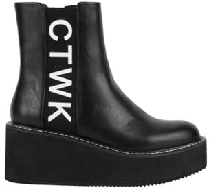 CHATTAWAK Damen 8yukonoir38 Stiefelette, Schwarz, 38 EU