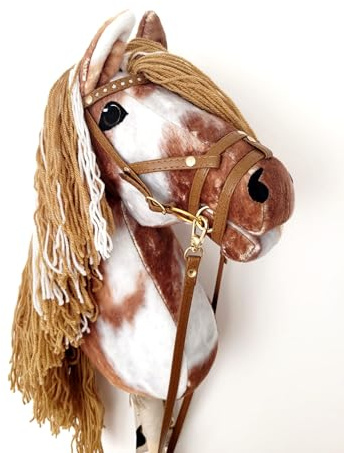 Caballo de hobby A3 con kantar hecho a mano