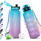 KollyKolla Borraccia 1.5L, Bottiglia Acqua Riutilizzabile, Senza BPA, A Prova di Perdite, Borraccia Sport per Fitness, Adulti, Ufficio, Yoga