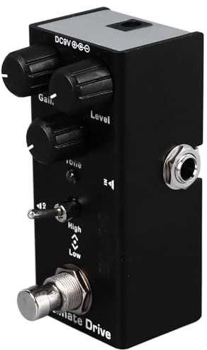Yobadam Effektpedaler för Elektrisk Gitarr, Bärbar Användarvänlig Körpedal med Flera Effekter, Idealisk för Prestanda och Ljudutforskning (Ultimate Drive(02))