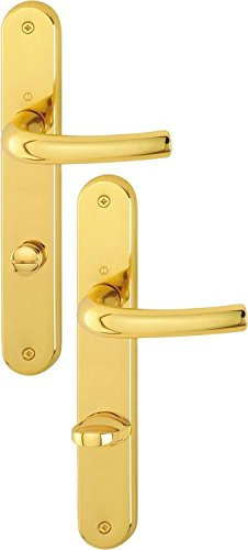 HOPPE Langschild-Garnitur 'Tôkyô' Messing, poliert M1710RH/265-2335218