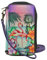 Anna by Anuschka Damen Women's Hand-Painted Leather Case & Wallet-Tropical handbemalte Echtleder Smartphone Tasche & Geldbörse-Tropische Flamingos