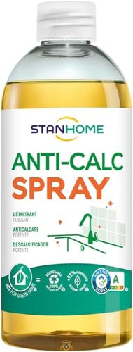 STANHOME | Spray Anticalcare Potente ANTI CALC, Rimuove il Calcare da Bagno e Piastrelle, Azione Rapida, 500 ml