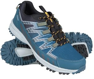 Mountain Warehouse Enhance Mens Waterproof Trail Running Shoes - Breathable, Soft, Comfortable & Durable Sneakers - for Spring Summer, Walking & Outdoors Mustard Adult Shoe Size 11