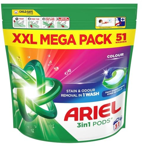 Ariel Colour All in 1 Pods 51 Washes