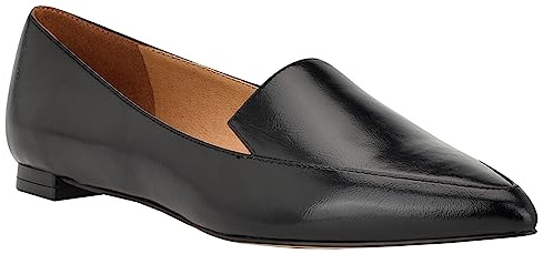 Loafer Flat Black Patent 004 Black Patent 004 Referred ballet flats many, smoking flaunted throngs celebs, stores flooded them The Abay feature flattering, leg lengthening pointy toe design lifted walkable low heel Pointed Toe