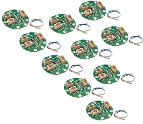 iFutniew Touch Sensor Module Circuit Board DIY PCB Sensing Circuit Chip with LED Strip and Cables (RGB) 10Pcs
