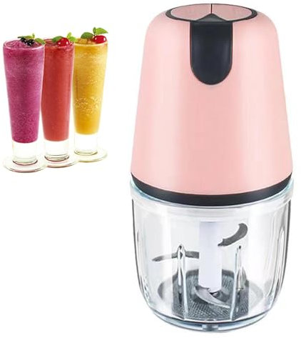 LoKori Petit Broyeur à Glace électrique, Machine à Glace Pilée pour La Maison, Rasoir à Glace Portable pour Préparer Une Variété de Boissons Smoothies, pour La Famille, Le Pique-Nique, Le Camping,B