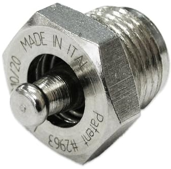 SAFETY AIR RELIEF VALVE M9 THREAD COMPATIBLE WITH BIALETTI COFFEE MACHINE MAKER MOKA RESTYLE