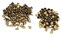 Leder Nieten, Packung mit 100 Stück Set Doppelkappe Rivet Metall Leder Craft Reparaturen Stud Spike Dekoration 8 x 8 mm(Bleu Antique)