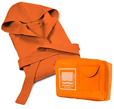 Banzaii Peignoir pour Homme et Femme 100% Microfibre à Capuche – Peignoir Unisexe avec Sac Résistant pour gagner de la place