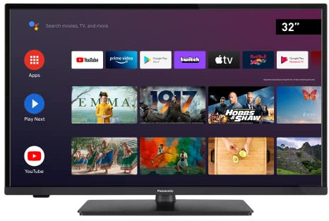 Panasonic TX-32LSW484 80cm LED Fernseher (32 Zoll, HD Triple Tuner, Media Player, HDMI, USB, Smart TV), schwarz
