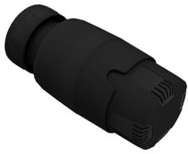 Cabeza termostática de decoración Negro Mate