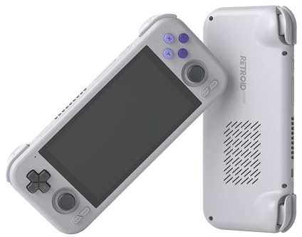 Retroid Pocket 4/4Pro Retro Game Handheld Console, Android Retro Game Console Multiple Emulators Console Handheld 4.7 Inch Display 5000mAh Battery Classic Games Console (RP4 Pro, 16Bit US, D1100)