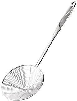 Cuillère à Fentes Écumoire de cuisine, passoire en acier inoxydable, passoire for poêle à frire de restaurant de cuisine familiale, aliments frits, légumes, passoire Wonton Crépines pour la cuisine Cu