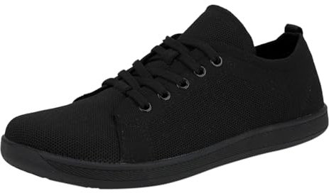 Hombres y Mujeres Primavera y otoño Cabeza Ancha Ciclismo Descalzo Lona Tejida Escalada de montaña Senderismo Pareja Zapatos Deportivos Casuales Zapatos Casual Hombre (Black, 41)
