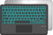 Occtingkind, Bluetooth Tastatur für iPad/Android-Tablets, Deutsches Layout QWERTZ, 12 Zoll Kabellose Tastatur, Hintergrundbeleuchtung, Multi Touch Trackpad, Für iPad/Samsng Tab/Lenovo/Xiaomi, Schwarz