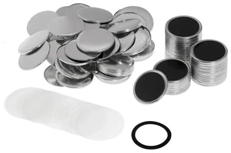 100pcs 58mm Strong Soft Magnetic Refrigerator Sticker Badge Material DIY Blank Pin Button Badge Versatility for Crafts(58mm Soft Magnet Button)