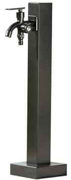 Genérico Columna de Agua anticongelante y antioxidante para Grifo, Fuente de Columna de Agua Exterior de Acero Inoxidable, Columna de Agua de jardín de Acero Inoxidable con Grifo de Doble caño, Sopor