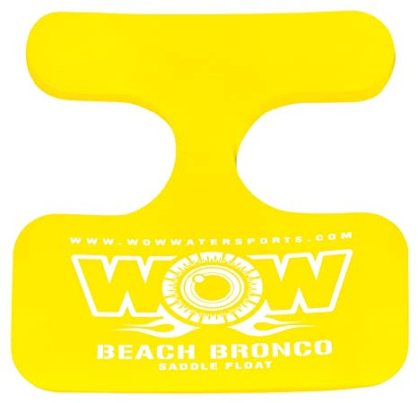 WOW Sports Foam Water Saddle Float - Yellow - Hands-Free Pool Seat