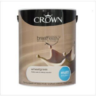 Crown Matt Emulsion 5L Wheatgrass