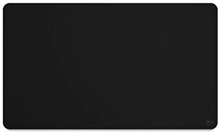 GLORIOUS Gaming Cloth Gaming Mousepad (XL Extended) - Stitched Edges, Smooth Surface for Speed & Control, Anti Slip Base, Machine Washable, XL Extended (610 x 360 x 3mm) - Black Stealth