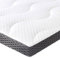 Amazon Basics Matratzen Topper 90 x 200 cm, 7 cm Höhe Gel-Schaum Matratzenauflage, weiß