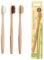 3pk Family Eco-Friendly and Natural Organic Wooden Bamboo Toothbrushes, Biodegradable, BPA Free, Medium Soft Bristles, Eco Zero Waste Gifts for Home for Travel (Bamboo Toothbrushes)