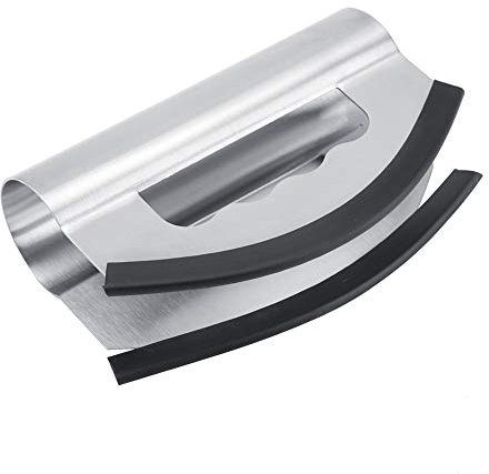 Strumento per affettare cibo, Coltello per tritare a doppia lama in acciaio inossidabile Tritatutto multiuso per cucina domestica Insalata e trito di verdure