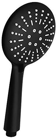 SYZMA Teleducha, Conjunto de Ducha, Alcachofa de Ducha, Cabezal de Ducha, Ducha Mano Grande, 5 chorros, Cromo Stallation Facile