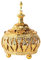 Encensoir Arabe Vintage Brûle Encens Arabe Mini Brûleur d'Encens Brûle Encens en Métal Porte Bâton d'Encens Vintage Porte Bâton d'Encens Décoration de La Maison Bureau Salle de Thé Maison 12 x 9 cm