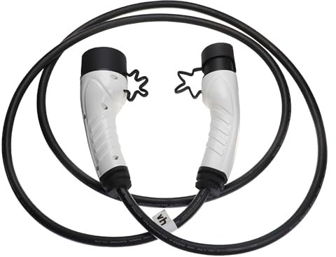 vhbw Cable Carga Tipo 2 a Tipo 2 Compatible con BMW X3 xDrive 30e, X5, X3 Coche eléctrico - Cable conexión, 1 Fase, 16 A, 3,5 kW, 3 m