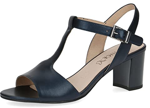 CAPRICE Femme 9-9-28305-20 Talon Sandale, Sky Suede, 38.5 EU