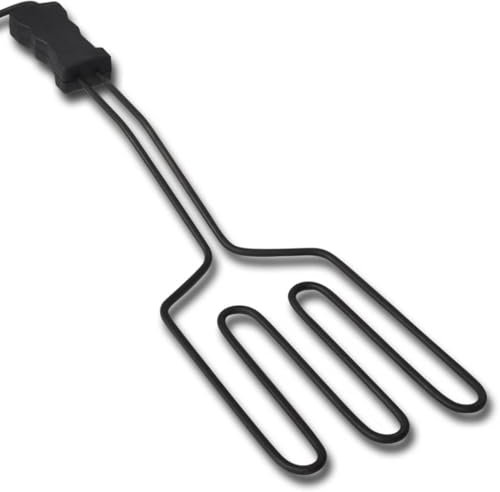 Genérico Encendedor eléctrico de Barbacoa de carbón BBQ 1500 W,Accesorios para barbacoas-41179