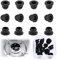 NEODTX Lot de 12 pieds en caoutchouc pour supports de casseroles Dometic Smev et Thetford - Avec barres de 5 mm - Pieds en caoutchouc rouille - Équipement de camping-car - Accessoires pour plaque de