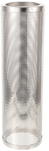 GANAZONO Malla Protectora para Chimenea de Acero Inoxidable Cubierta Metálica Anticalor para Estufa de Leña Rejilla de Protección de 45 CM de Altura Adecuado para Calefacción y Estufas