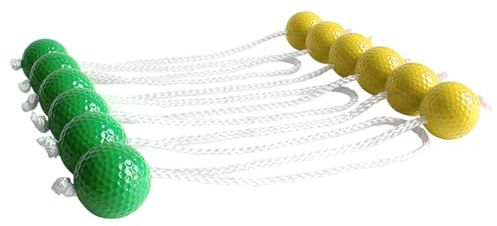 Uitndvyte 6 pezzi da golf di ricambio palla da lancio all'aperto prati cortile lancio duro allenamento per scale gioco di lancio scale di allenamento duro gioco lancio
