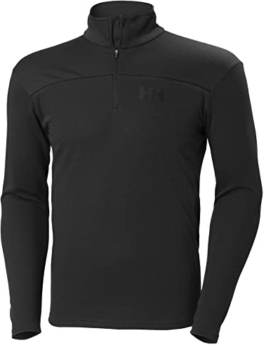 Helly Hansen Hombres Suéter HP con 1/2 cremallera, Ébano, XL