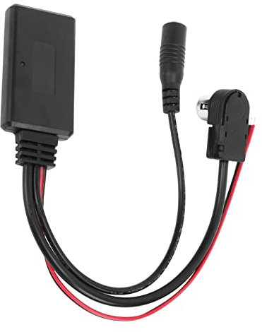 Noise Cancelling Bluetooth5.0 AUX Adapter, Car Bluetooth Music Receiver with Handsfree Microphone DC12V for UniLink Devices CDA‑9853R CDA‑9856R