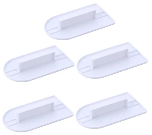 HEMOTON 5piezas Paleta De Alisar Tartas Fondant Raspador De Pasteles Alisador De Superficies Esquinas Ángulo Herramientas De Pastelería