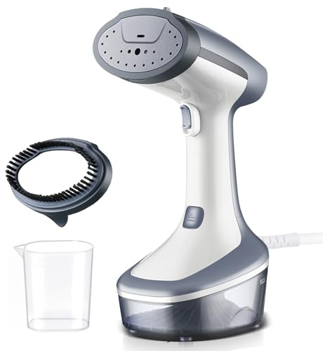 YIKA Steamer for Clothes, 30s Heat Up, 300ml Water Tank, Portable Garment & Clothing Wrinkle Remover, Travel Steam Iron with 25 Minutes Continuous Steam for All Kinds of Fabrics
