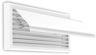 Generico Deflettore for Presa d'Aria Centrale, deflettore for condizionatore d'Aria Regolabile, Adatto for registro e griglia del condizionatore d'Aria Centrale(5.7IN/40CM)