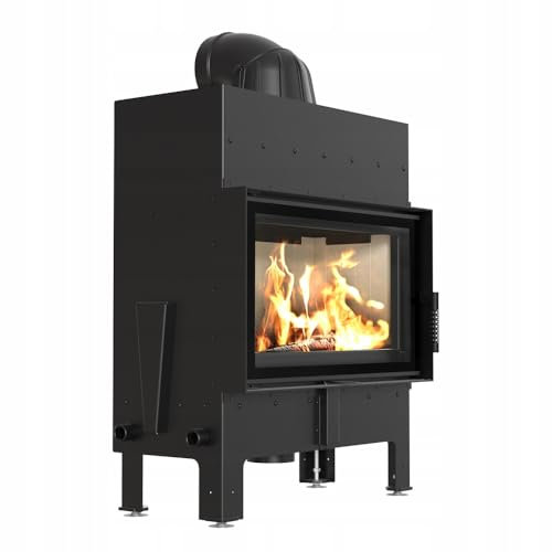 KRATKI Camino in acciaio 10 kw Floki M fi 200 inserto camino BImSchV Livello 2 Ecodesign per legno
