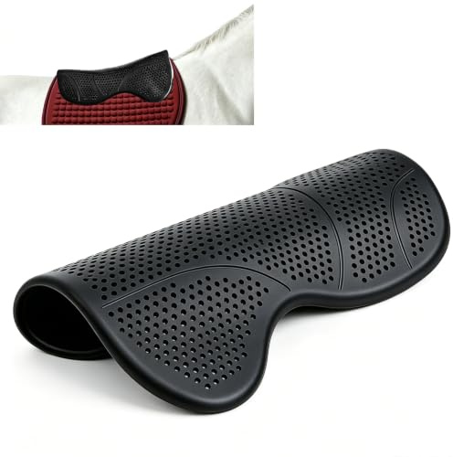 CISSIYOG Almohadilla de Silla Gel Caballo, 52,5 x 42,5 cm, Antideslizante