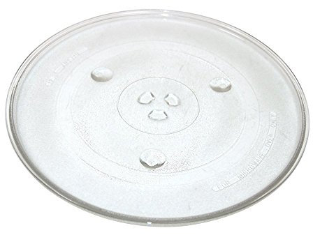 Ingbertson ‎QUAMW52 FBA Qualtex Glas Universal Teller Drehteller für Mikrowellen, 315mm Durchmesser