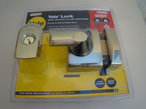 Yale P-BS4-BLX-PB-40 Home Safety Lock Brass Finish