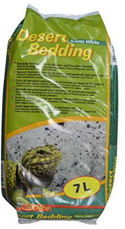 Lucky Reptile Desert Bedding Snow White - 7 Liter Bodengrund für Wüstenterrarien - Erdmischung mit Sand & Lehm - Brutsubstrat für Reptilienzucht - Bodengrund Terrarium für Bartagame & Leopardgecko