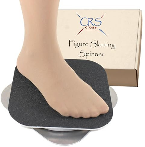 CRS Cross Spinner für Eiskunstlauf - Trainingshilfe für Eiskunstläufer, Gymnastik, Tanz und Ballettpirouette Metall 20,3 cm-Spinning-Trainer. (Spinner)