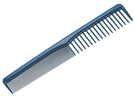 FRCOLOR Professional Styling Comb, 7 Inch Carbon Fiber Comb for Hair Stylist and Hair Cutting - Blue