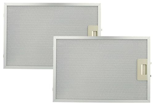 vhbw 2x Filtro metálico de grasa compatible con Balay 3BC 792 M, 776 M, 794 MB, 794 M, 794 MN, 774 M campana extractora - 38,8 x 26,5 x 0,9cm metal